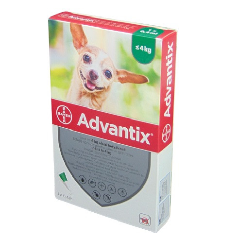 Advantix Spot On Dog 4x 0.4ml 4kg-ig 