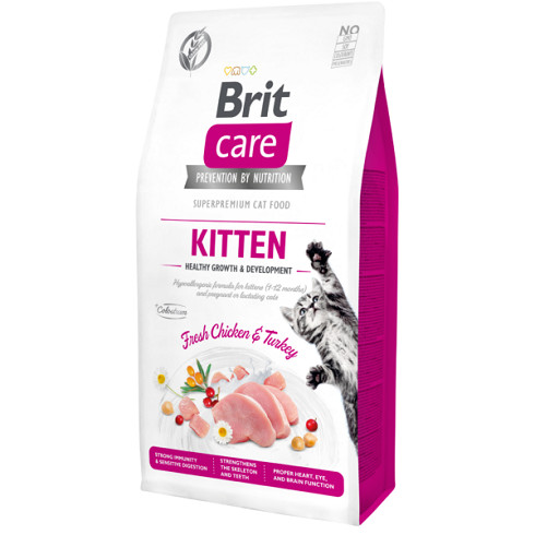 Brit Care Cat Grain Free KITTEN Chicken and Turkey 7kg
