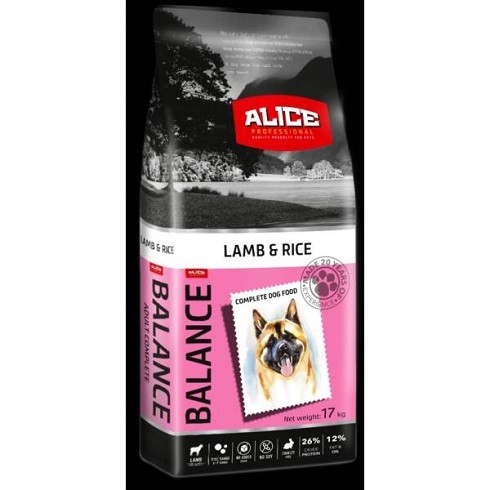 	 Alice Balance Bárány-Rizs 26-12 17kg