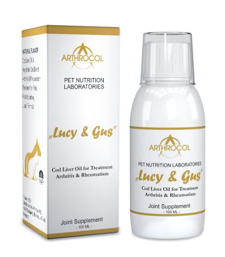 	 Lucy & Gus csukamájolaj arthrózisra reumára 100ml