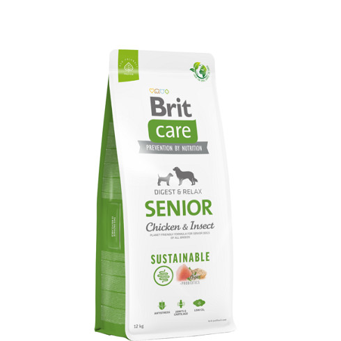 Brit Care Dog Sustainable Insect Senior 12kg