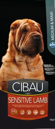 CIBAU Sensitive Lamb Medium&Maxi 12+2kg