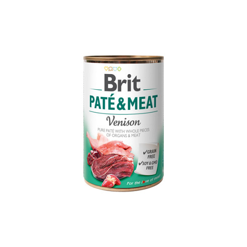 	 Brit Paté & Meat Venison 400G