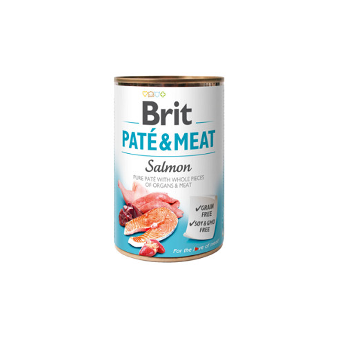 Brit Paté & Meat Salmon 400G