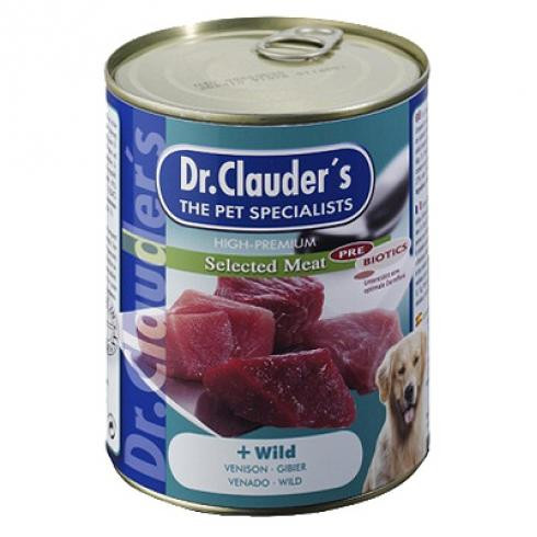 Dr.Clauders Dog Selected Meat Vadas konzerv 800g