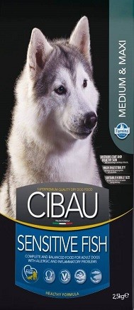  ingyenes szállítás CIBAU Sensitive Fish Medium & Maxi 12+2kg  