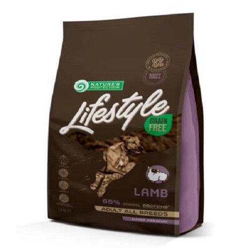 Natures Protection Lifestyle Dog Adult Grain Free Lamb 10kg 