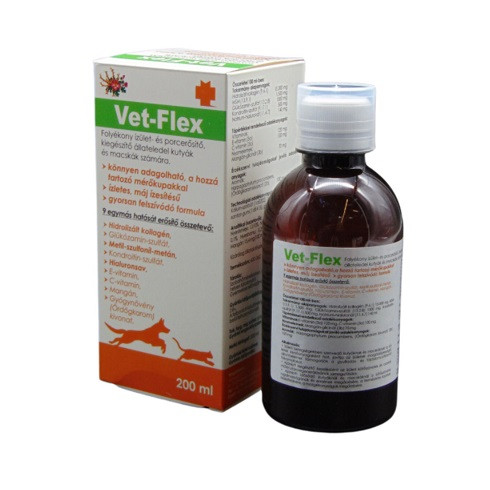 Vet-flex folyékony ízület és porcerősítő 200ml