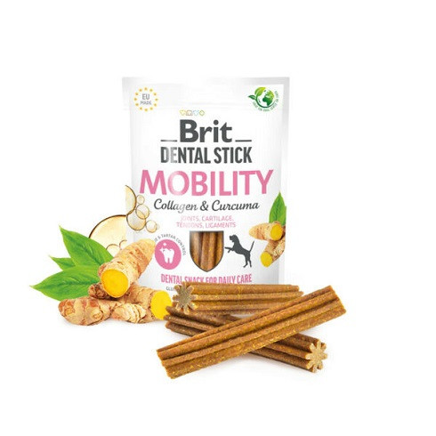 	 Brit Dental Stick Mobility With Curcuma Collagen 251g