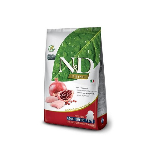 N&D Prime Dog Grain Free csirke gránátalma puppy medium maxi 12kg ingyenes szállítás