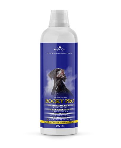 Rocky Pro kollagénnel dúsított ízületvédő tápkiegészítő kutyáknak 500ml