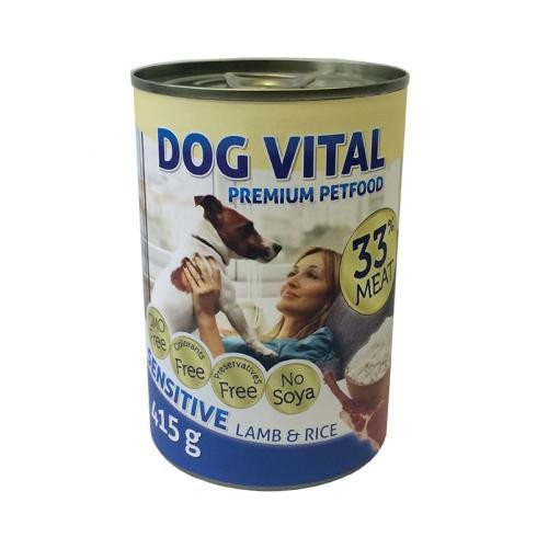 Dog Vital konzerv sensitive lamb&rice 1240gr