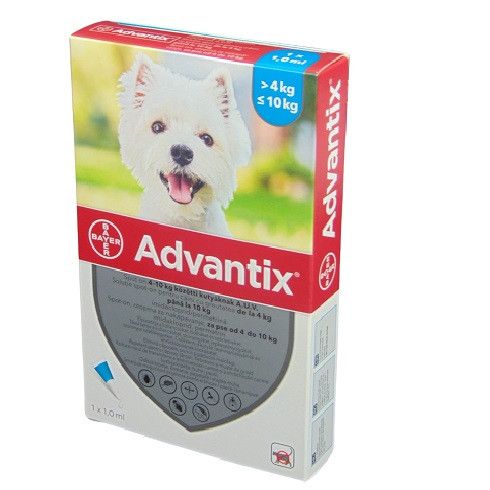 Advantix Spot On Dog 1ml 4-10kg