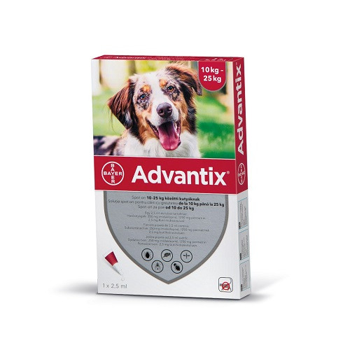 Advantix Spot On Dog 2,5ml 10-25kg