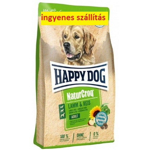 Happy Dog Natur-Croq Lamm & Reis 15kg ingyenes szállítás