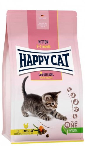 Happy Cat Kitten Baromfi 4kg