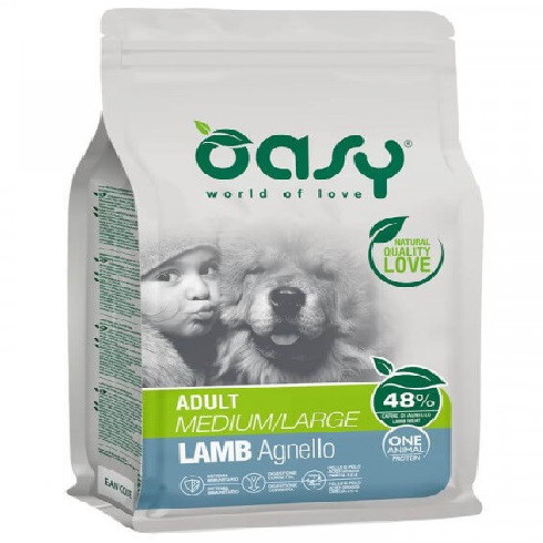 Oasy Dog OAP Adult Medium/Large Lamb 12kg ingyenes szállítás