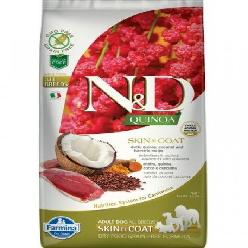 N&D Dog Quinoa Skin Coat Kacsa 7kg ingyenes szállítás